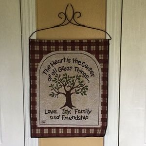 Love and family wall hanging